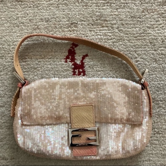Fendi Handbags - FENDI IRIDESCENT SEQUIN OMBRÉ SNAKE BAGUETTE BAG SEX & THE CITY CARRIE BRADSHAW!